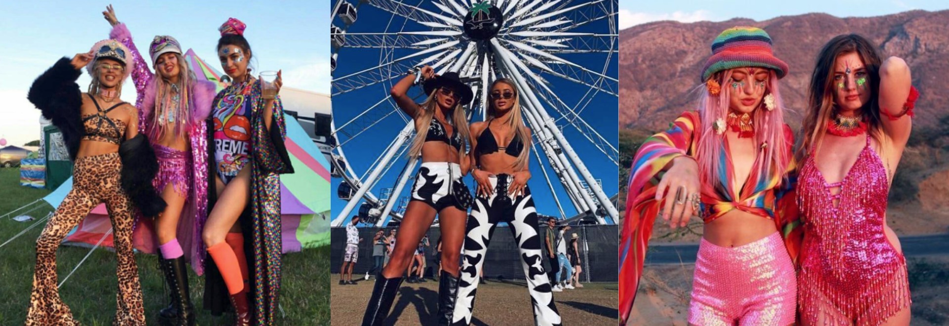 The Essential Festival Outfits, Makeup and Survival Kit for an